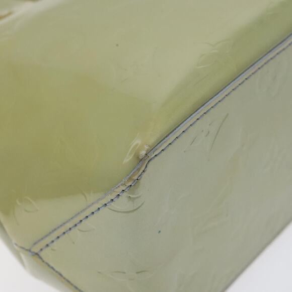 LOUIS VUITTON Monogram Vernis Reade PM Hand Bag Baby Blue - Picture 13 of 16